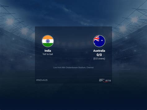 India vs Australia Live Score Ball by Ball, World Cup 2023 Live .